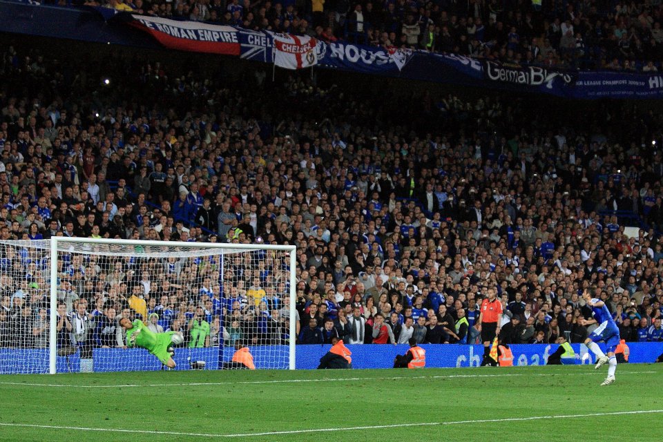 Calcio Inglese_069.jpg - Stamford BridgeWednesday21 September, 2011Chelsea 0-0 Fulham Highlights (Pen 4-3) – Carling CupSchwarzer para il primo rigore di Lampard